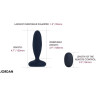 Анальная вибропробка SVAKOM JORDAN с поступательными движениями SA297A